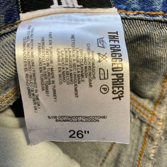 THE RAGGED PRIEST Wide Leg Cut Out Jeans - Picture 6 of 7